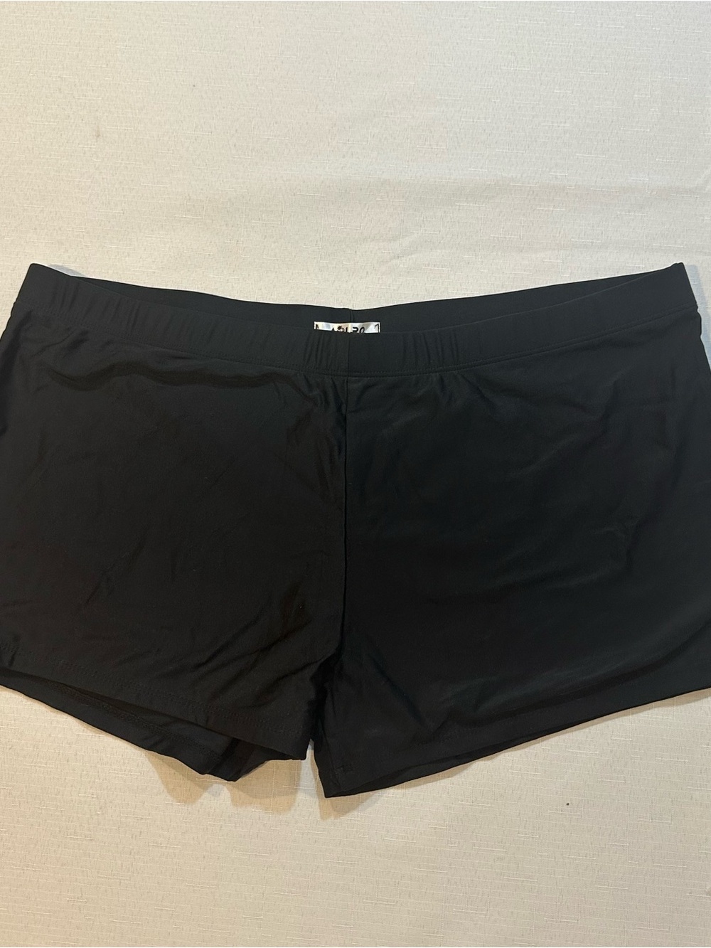 AOLRO Black Boyshort Swim Bottoms XXL New